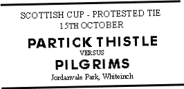 Partick Thistle v Pilgrims