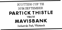 Partick Thistle v Mavisbank