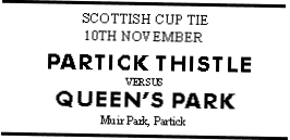 Partick Thistle v Queen's Park