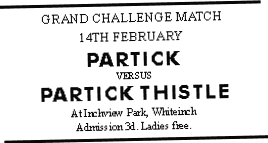 Partick v Partick Thistle