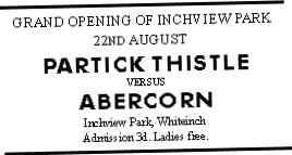 Partick Thistle v Abercorn