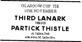 3rd Lanark v PT