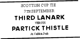 3rd Lanark v PT