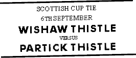 Wishaw Thistle v PT