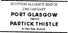 Port Glasgow v PT